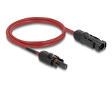 Delock DL4 Solar Kabel 6 mm² Stecker zu Buchse 1 m rot