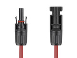 Delock DL4 Solar Kabel 6 mm² Stecker zu Buchse 3 m rot