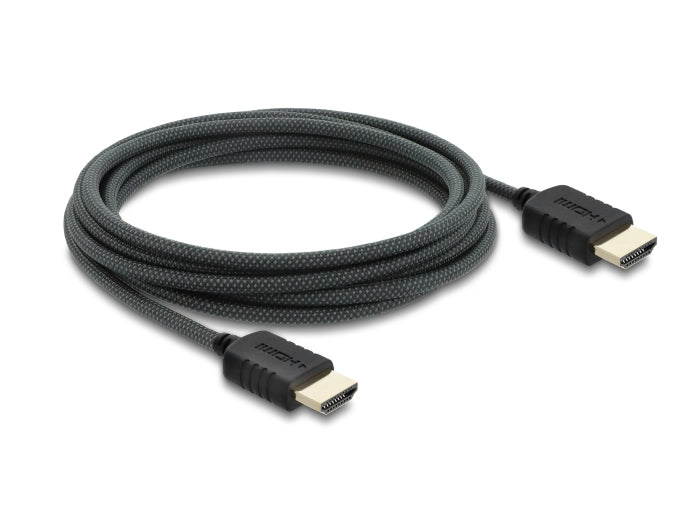 Delock Koaxiales High Speed HDMI Kabel 8K 60 Hz 48 Gbps mit Geflechtmantel 3 m
