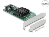 Delock PCI Express x8 Karte zu 2 x intern SFF-8643 NVMe - Low Profile Formfaktor