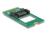 Delock Adapter M.2 Key B Stecker > SATA 7 Pin - Formfaktor 2242