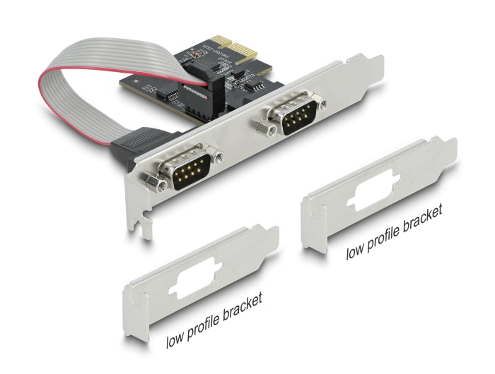 Delock PCI Express x1 Karte zu 2 x Seriell RS-232