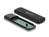 Delock Externes USB Type-C™ Combo Gehäuse für M.2 NVMe PCIe oder SATA SSD - werkzeugfrei