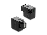 Delock Keystone Modul mit USB Typ-A Ladebuchse 10,5 W schwarz