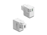 Delock Keystone Modul mit USB Type-C™ Ladebuchse 10,5 W weiß
