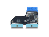 Delock USB 5 Gbps Hub 20 Pin Pfostenbuchse zu 2 x USB 5 Gbps 20 Pin Pfostenstecker