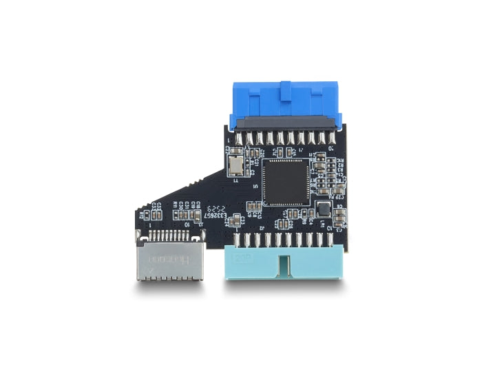 Delock USB 5 Gbps Hub 20 Pin Pfostenbuchse zu 1 x USB 5 Gbps 20 Pin Pfostenstecker und Type-E Key A Buchse