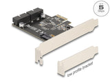 Delock PCI Express x1 Karte zu 2 x intern USB 5 Gbps Pfostenstecker