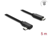 Delock Aktives Optisches Kabel USB 10 Gbps USB Type-C™ Stecker zu Stecker gewinkelt 5 m