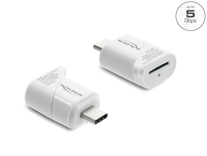 Delock Mini Card Reader USB Type-C™ für Micro SD Speicherkarten