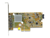 Delock PCI Express x4 Karte zu 2 x extern USB Type-C™ 40 Gbps (DP Alt Mode) Buchse – Low Profile Formfaktor