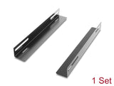 Delock 19″ Tragschiene für Netzwerkschrank 300 x 40 mm 2 Stück