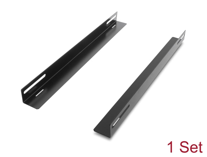 Delock 19″ Tragschiene für Netzwerkschrank 450 x 40 mm 2 Stück
