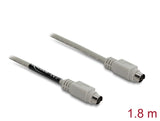 Delock PS/2 Kabel Stecker zu Stecker 1,8 m