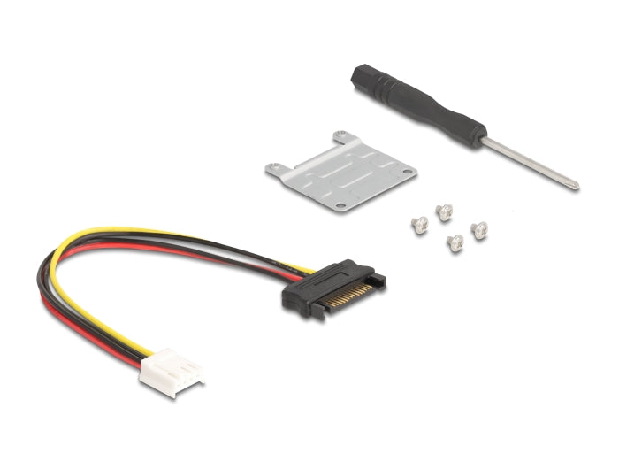 Delock Adapter Mini PCIe Stecker zu PCIe 3.0 x1 Buchse 90° gewinkelt mit Kabel 20 cm