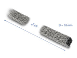 Delock Geflechtschlauch zur EMI Abschirmung dehnbar 2 m x 10 mm