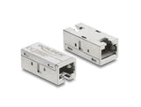 Delock Adapter Kupplung RJ45 Buchse zu Buchse Cat.6A Metall