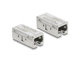 Delock Adapter Kupplung RJ45 Buchse zu Buchse Cat.6A Metall