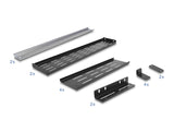 Delock 19″ Hutschienenhalterung 4 HE, schwarz