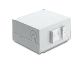 Delock LWL Patchfeld 6 Port für SC Duplex oder LC Quad grau Metall zur Hutschienen Montage