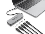 Delock 2 Port USB 10 Gbps Hub und 2 Port USB-C™ 4K mit PD 3.0 100 Watt