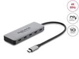 Delock 2 Port USB 10 Gbps Hub und 2 Port USB-C™ 4K mit PD 3.0 100 Watt
