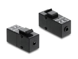 Delock Keystone Modul Klinkenbuchse 3,5 mm 4 Pin zu Klinkenbuchse 3,5 mm 4 Pin schwarz