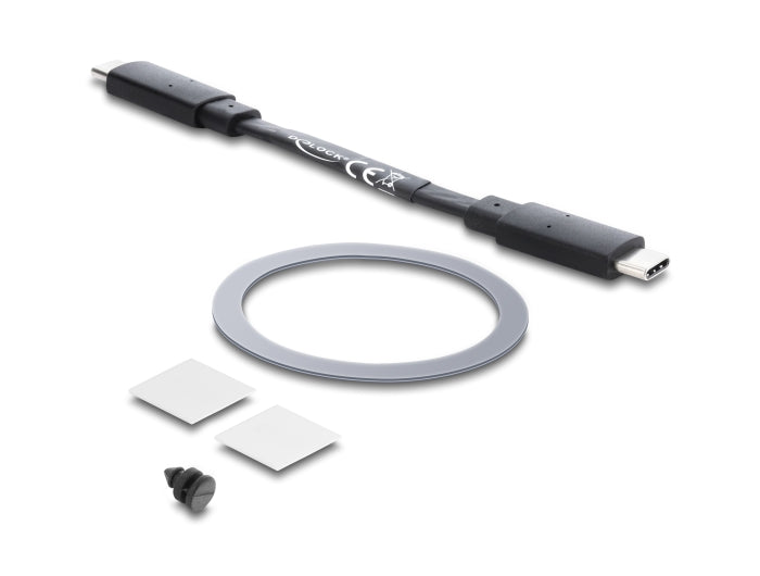 Delock Magnetisches Gehäuse USB Type-C™ 10 Gbps für 1 x M.2 NVMe oder SATA SSD