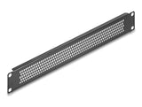 Delock 19″ Blindpanel mit runden Löchern 1 HE schwarz