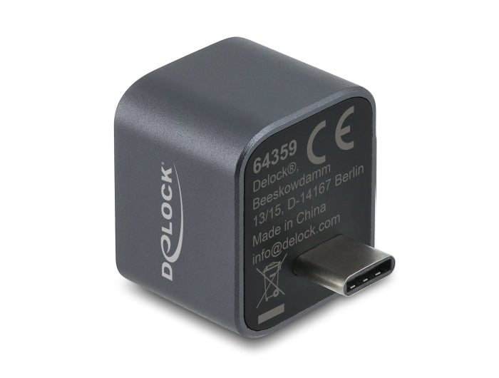 Delock Mini USB Hub USB Type-C™ Stecker zu 1 x USB 10 Gbps USB Typ-A und 1 x USB 2.0 Typ-A
