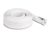 Delock Geflechtschlauch mit Reißverschluss hitzebeständig 2 m x 30 mm weiß