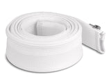 Delock Geflechtschlauch mit Reißverschluss hitzebeständig 2 m x 50 mm weiß
