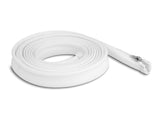 Delock Geflechtschlauch mit Reißverschluss hitzebeständig 3 m x 20 mm weiß