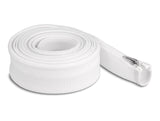 Delock Geflechtschlauch mit Reißverschluss hitzebeständig 3 m x 50 mm weiß