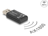 Delock Wi-Fi 6 Dualband WLAN USB Stick AX1800 (1201 + 574 Mbps)