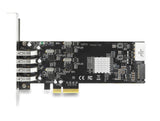 Delock PCI Express x4 Karte zu 4 x extern USB 5 Gbps Quad Channel - Low Profile Formfaktor