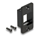 Delock Keystone Halterung für Gehäuse und Panel Mount konisch schwarz