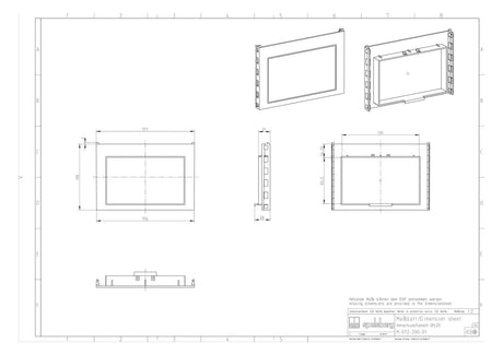 SPELSBERG Einführungsflansch Kst blind GFL 20 220x119mm unbeh