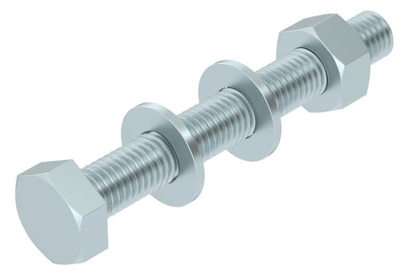 BETTERMANN Sechskantschraube M10x80mm SKS-Serie SKS 10x80 F m.Mutter M17 f/vz