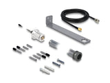 Delock 433 MHz Antenne SMA Stecker 3 dBi omnidirektional starr mit Anschlusskabel RG-58 C/U 3 m Wandmontage outdoor silber