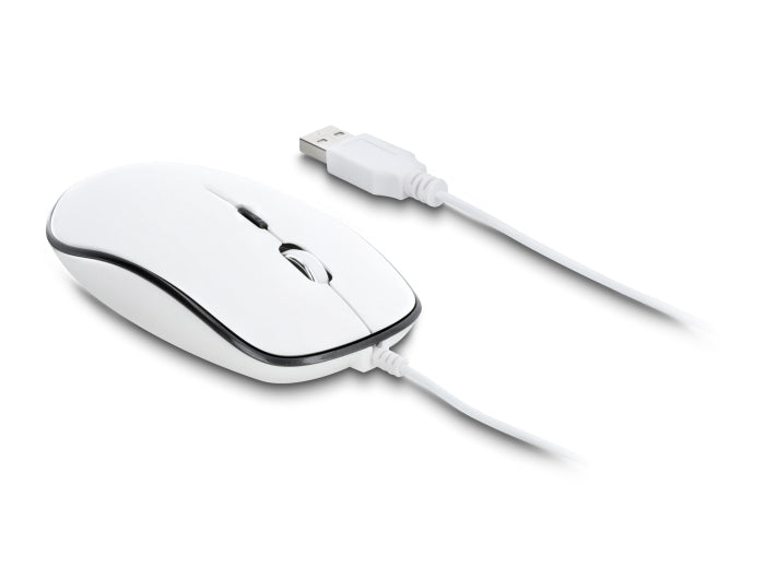 Delock Optische 4-Tasten USB Typ-A + USB Type-C™ Desktop Maus