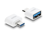 Delock Optische 4-Tasten USB Typ-A + USB Type-C™ Desktop Maus
