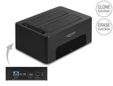 Delock USB Dual Dockingstation für 2 x SATA HDD / SSD mit Klon- und Löschfunktion