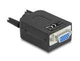 Delock VGA15 Buchse zu Terminalblock Adapter mit Gehäuse