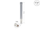 Delock V2X Antenne N Stecker 6 dBi 19 cm omnidirektional starr outdoor grau