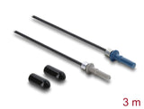 Delock LWL POF Kunststoff Kabel HFBR 4501-4511Z Simplex Stecker zu Simplex Stecker 3 m
