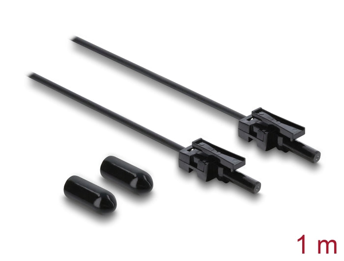 Delock LWL POF Kunststoff Kabel HFBR 4532-4532Z Simplex Stecker zu Simplex Stecker 1 m