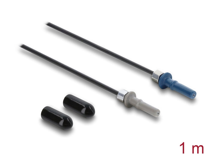 Delock LWL POF Kunststoff Kabel HFBR 4501-4511Z Simplex Stecker zu Simplex Stecker 1 m