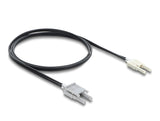 Delock LWL POF Kunststoff Kabel HFBR 4506-4516Z Duplex Stecker zu Duplex Stecker 1 m