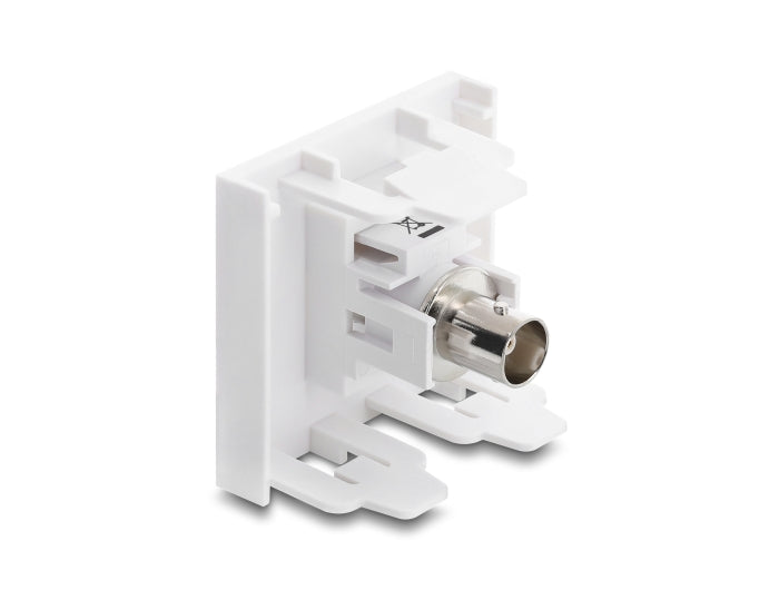 Delock Easy 45 Modul BNC Buchse zu BNC Buchse weiß